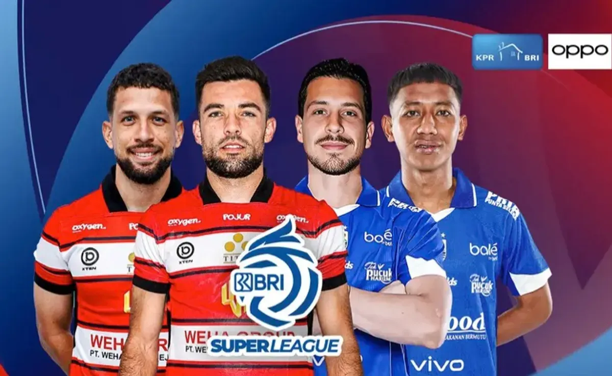 Tonton live streaming Madura United vs Persib Bandung di pekan ke-14 BRI Super League 2025/2026 (Sumber: Vidio.com)