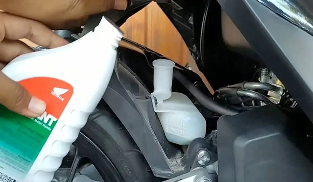 Ilustrasi, pengurasan dan penggantian air radiator penting dilakukan untuk menjaga suhu mesin pada kendaraan. (Sumber: Dok Honda)