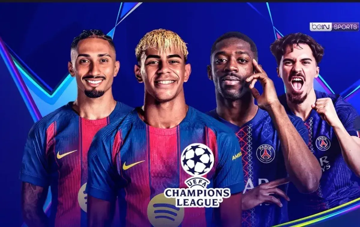 Tonton live streaming Barcelona vs PSG di Liga Champions 2025/2026. (Sumber: Vidio.com)
