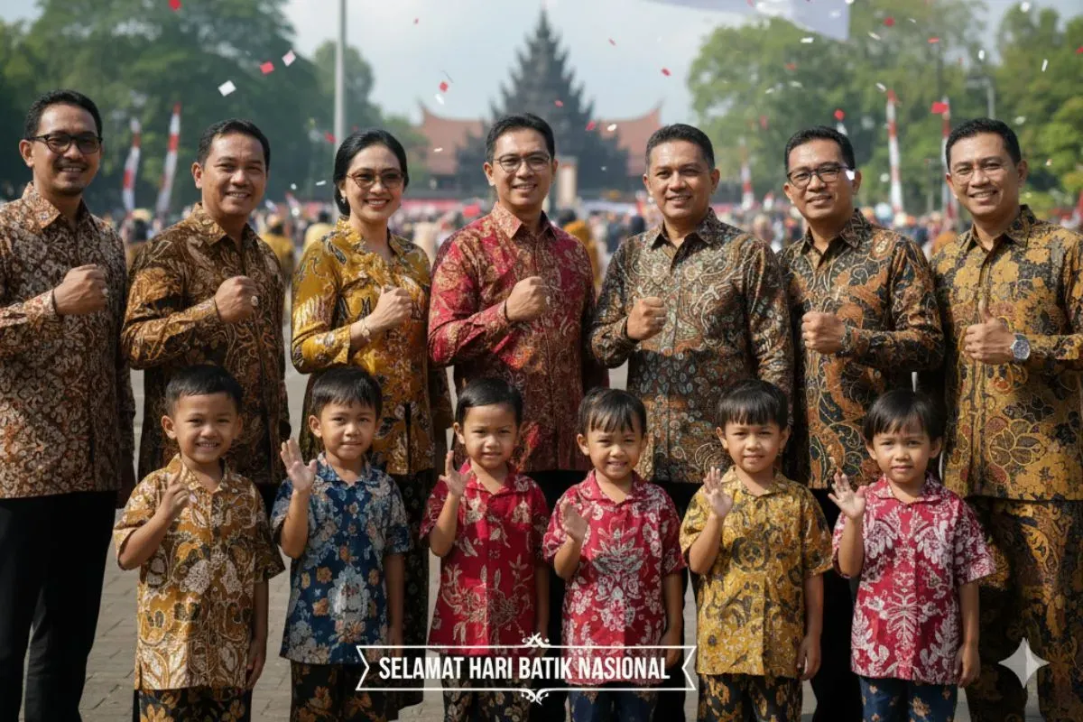 Perayaan Hari Batik Nasional 2 Oktober. (Sumber: Istimewa)