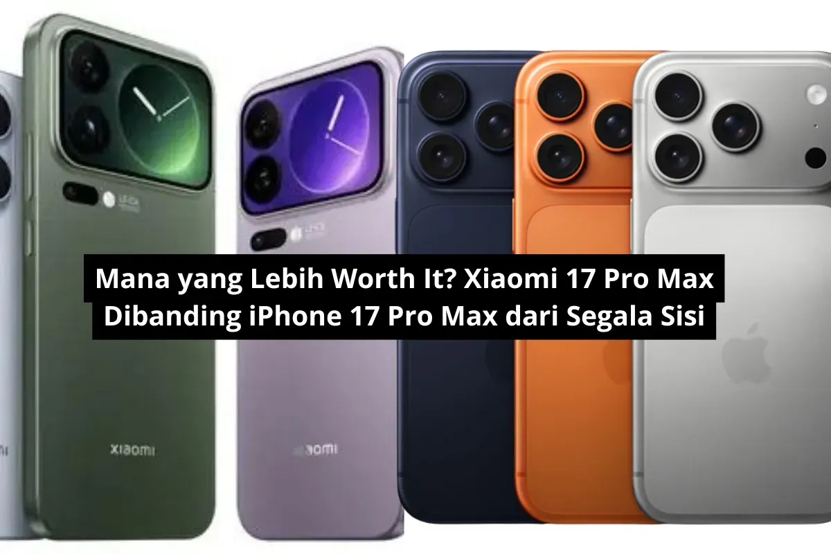 Pertarungan flagship 2025: Xiaomi unggul di baterai jumbo, iPhone tetap juara di ekosistem. (Sumber: Poskota/Yusuf Sidiq)