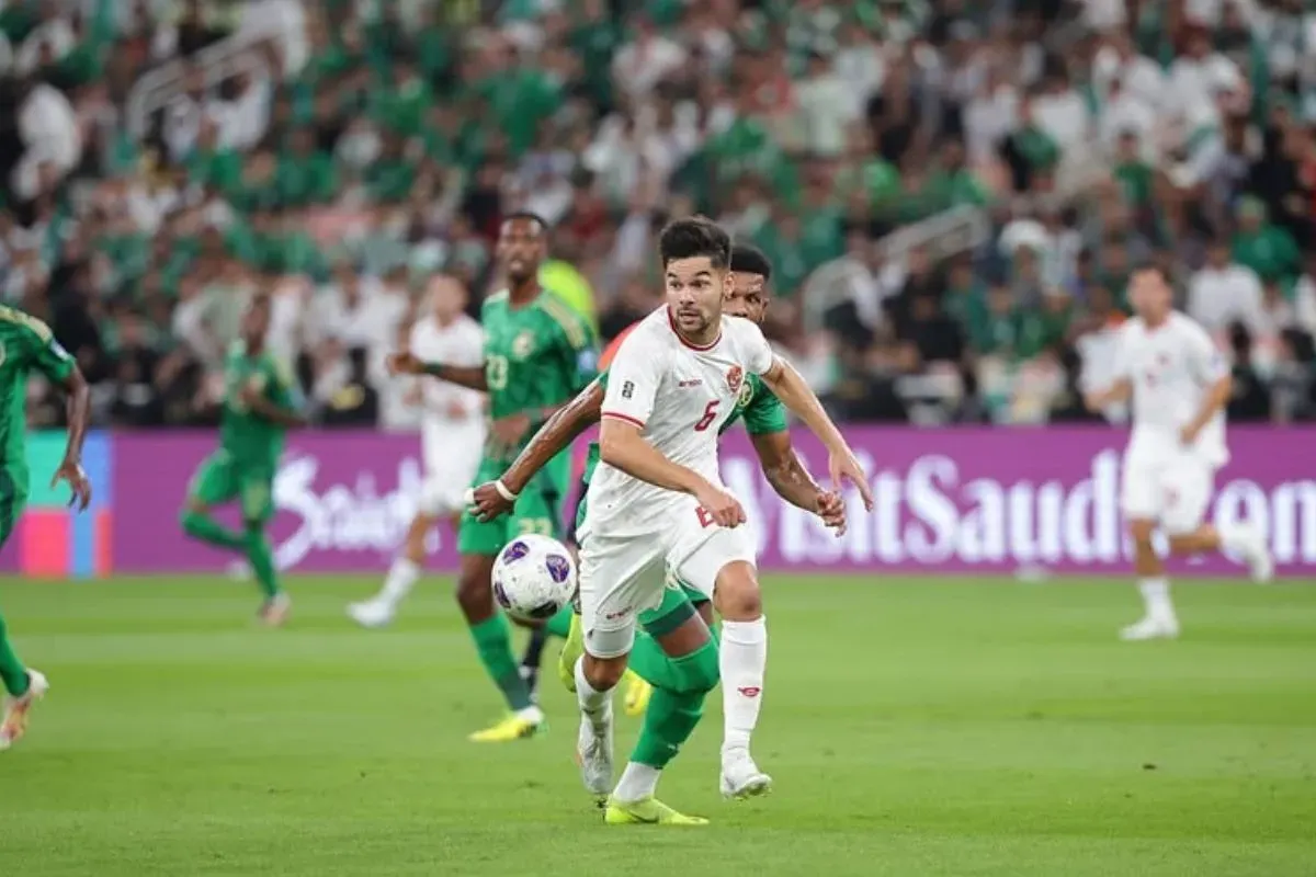 Sandy Walsh menjadi pencetak gol di laga Arab Saudi vs Timnas Indonesia di Kualifikasi Piala Dunia 2026. (Sumber: Instagram/@sandywalsh)