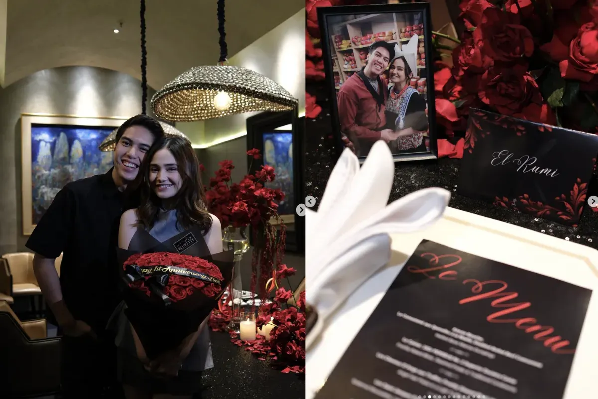Ungkapan Cinta El Rumi untuk Syifa Hadju di Anniversary: Dinner Romantis dengan Dekorasi Mawar Merah (Sumber: Instagram/@elrumi)