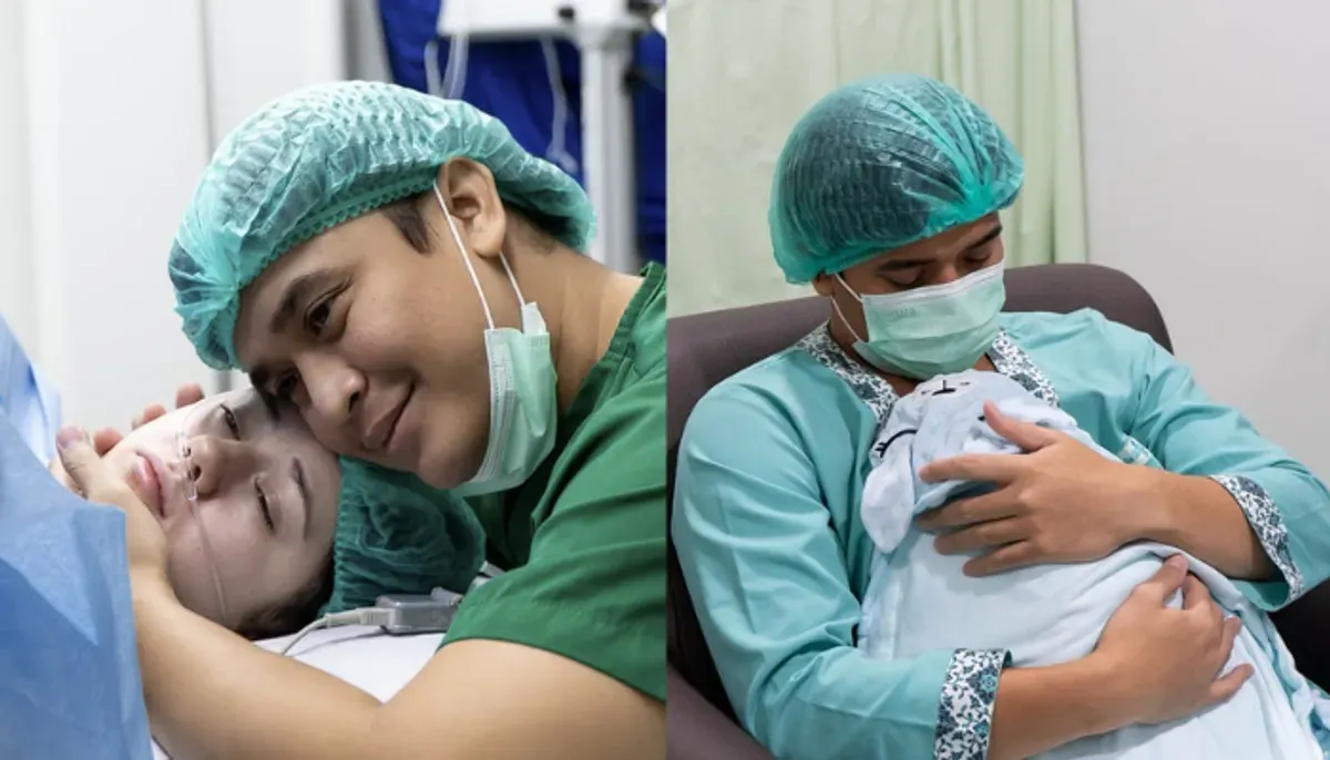Billy Syahputra dan Vika Kolesnaya dikaruniai anak laki-laki pertama. Kelahiran bayi di Alia Hospital, Jakarta Timur. (Sumber: Instagram/@bilsky16)