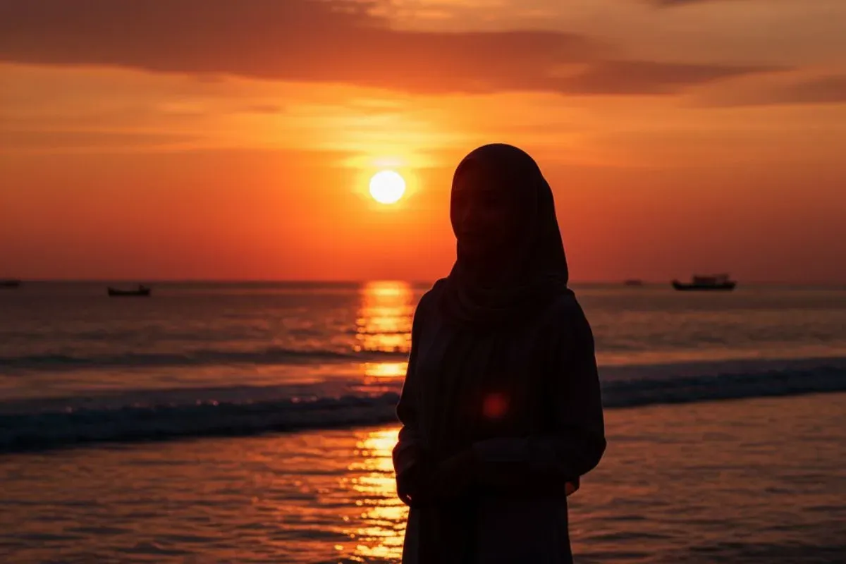 Prompt Gemini AI terbaru untuk edit foto estetik di pantai (Sumber: Gemini AI)