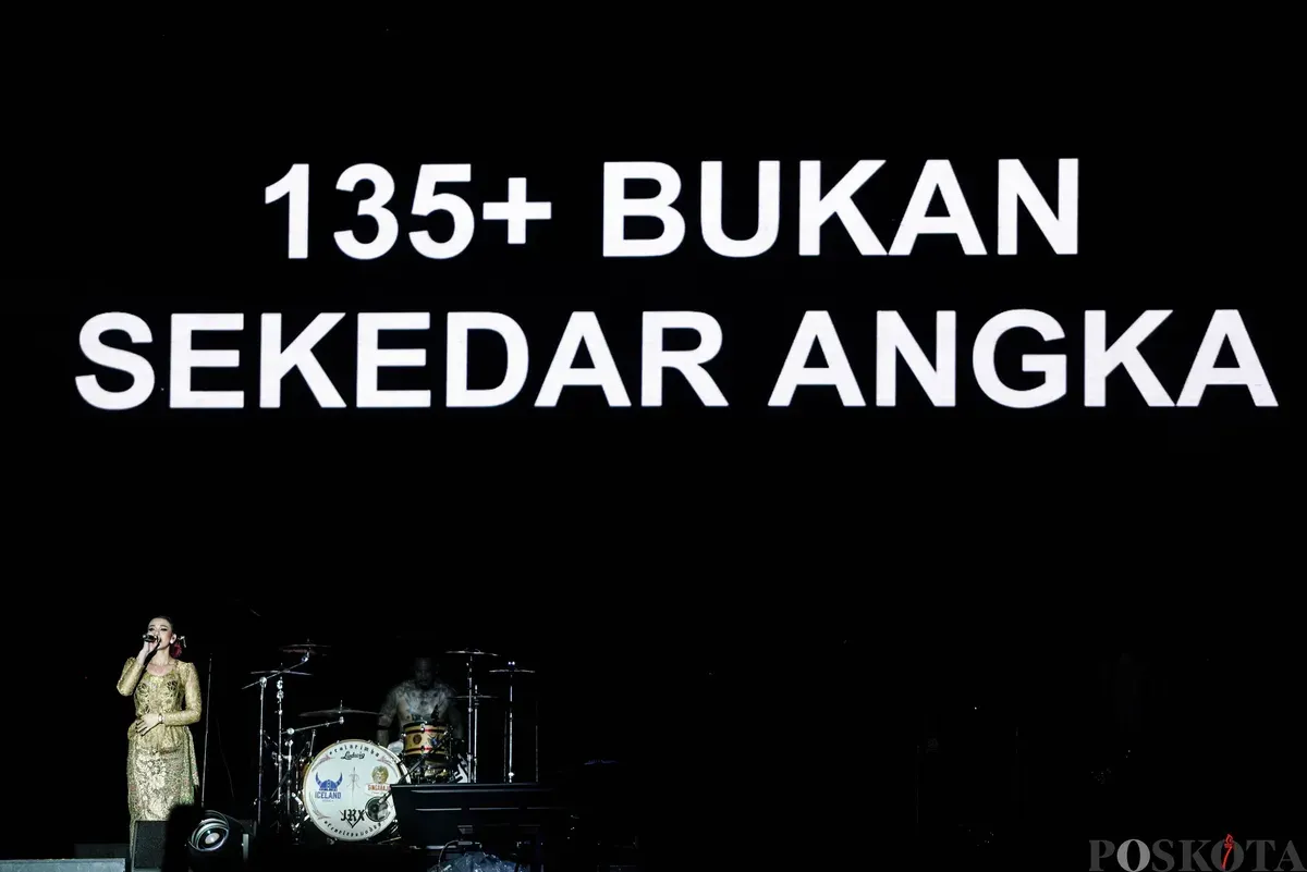 Grup musik Superman Is Dead meramaikan Synchronize Fest 2025 di Gambir Expo Kemayoran, Jakarta, Minggu, 5 Oktober 2025. (Sumber: Poskota/Bilal Nugraha Ginanjar)