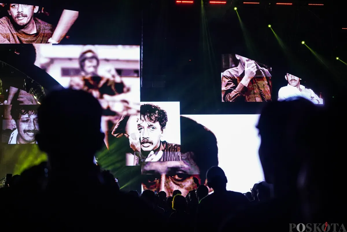 Grup musik Superman Is Dead meramaikan Synchronize Fest 2025 di Gambir Expo Kemayoran, Jakarta, Minggu, 5 Oktober 2025. (Sumber: Poskota/Bilal Nugraha Ginanjar)