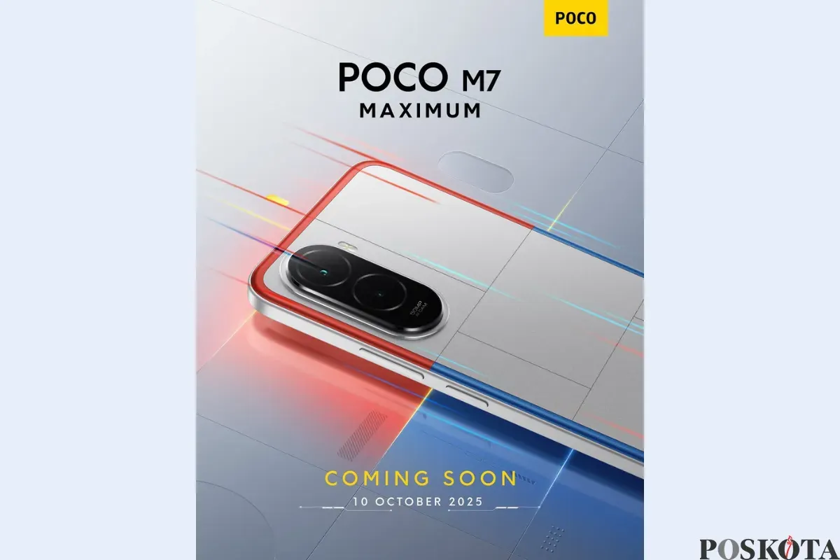 POCO M7 Resmi Rilis di Indonesia Tanggal 10 Oktober 2025, Cek Spesifikasi dan Harganya (Sumber: Instagram/poco_id)