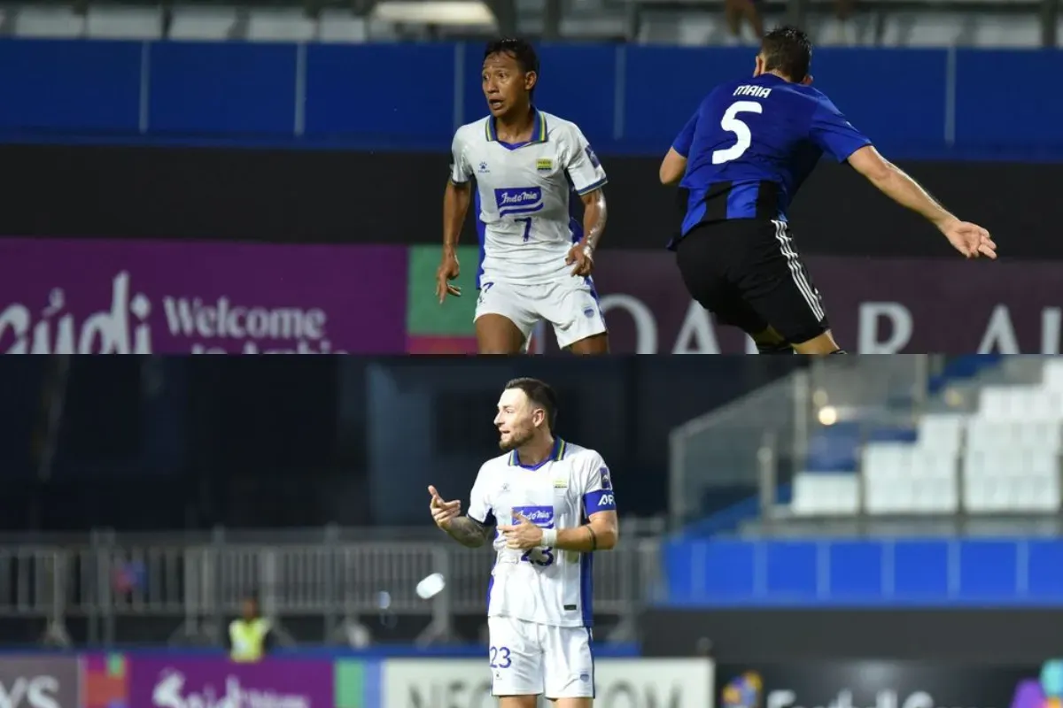 Potret pemain Persib Bandung, Beckham Putra dan Marc Klok. (Sumber: Persib)