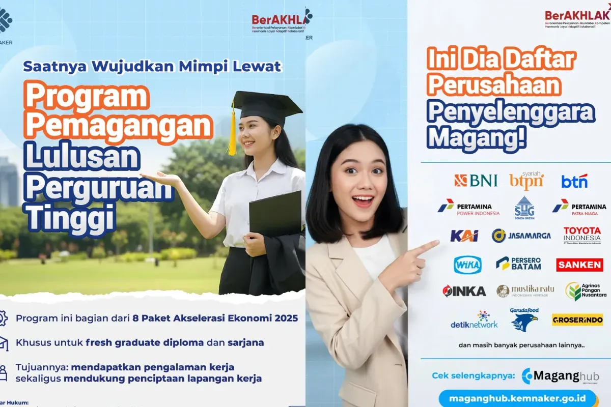 Ilustrasi Magang Hub Kemnaker 2025. (Sumber: Instagram/@kemnaker)
