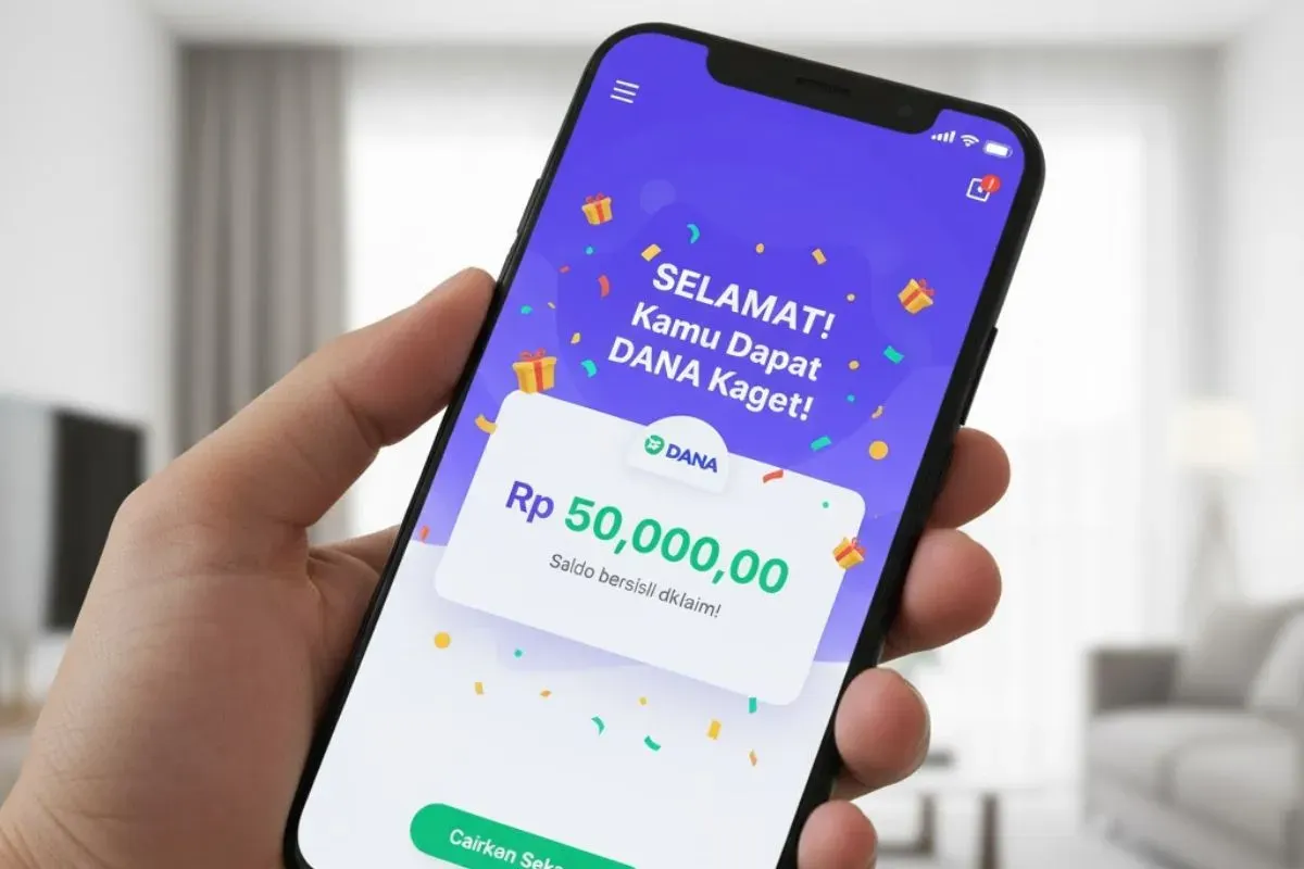 Cara mendapatkan saldo DANA gratis dari DANA Kaget. (Sumber: Istimewa)
