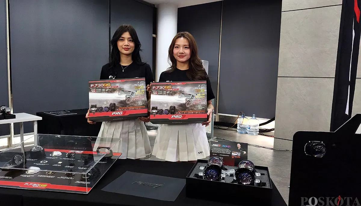 PRO7 bersama RANS resmi meluncurkan produk kolaborasi terbaru mereka, P730RS. (Sumber: POSKOTA | Foto: Erwan Hartawan)