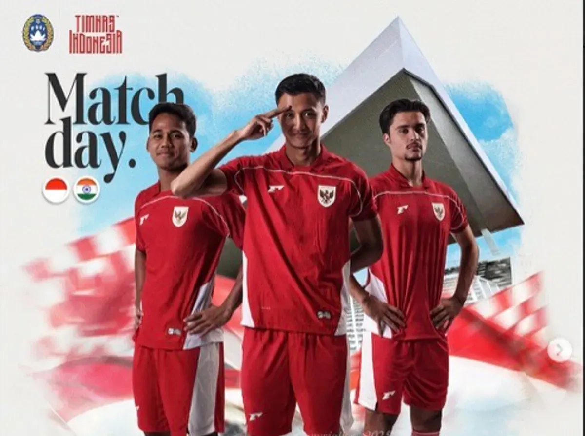 Link live streaming Timnas Indonesia vs India U-23 di friendly match 2025 (Sumber: Instagram @timnasindonesia)