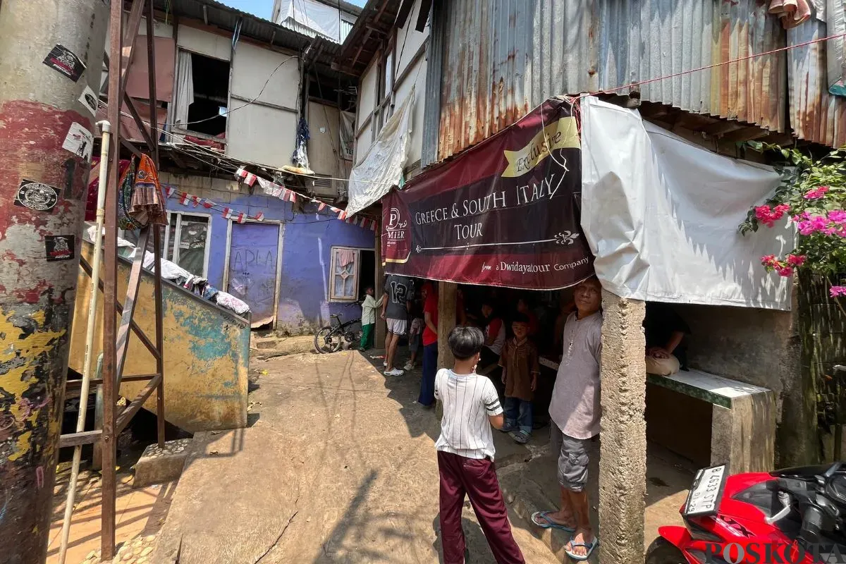 Situasi kawasan Kebon Pala Tanah Rendah, Kampung Melayu, Jakarta Timur, Jumat, 10 Oktober 2025. (Sumber: Poskota/M. Tegar Jihad)