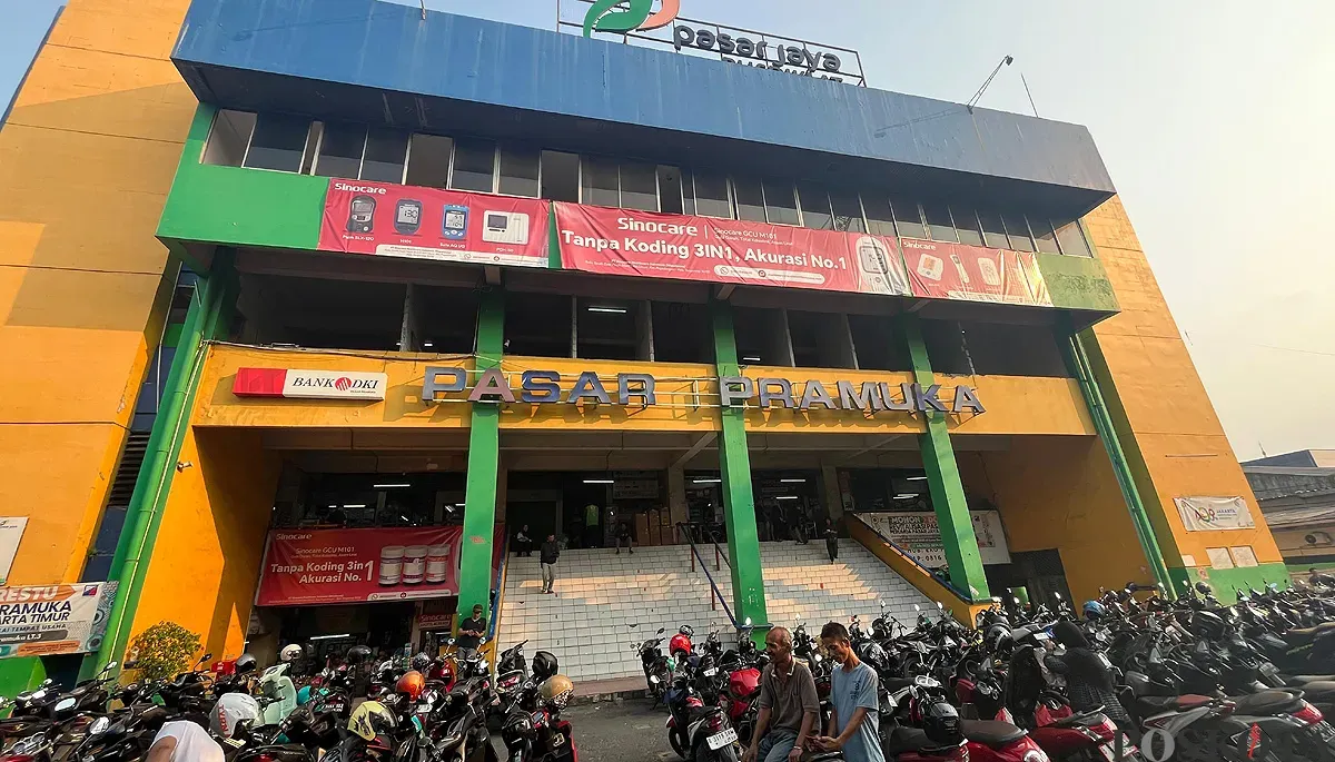 Pasar Pramuka, Jakarta Timur. (Sumber: POSKOTA | Foto: M Tegar Jihad)