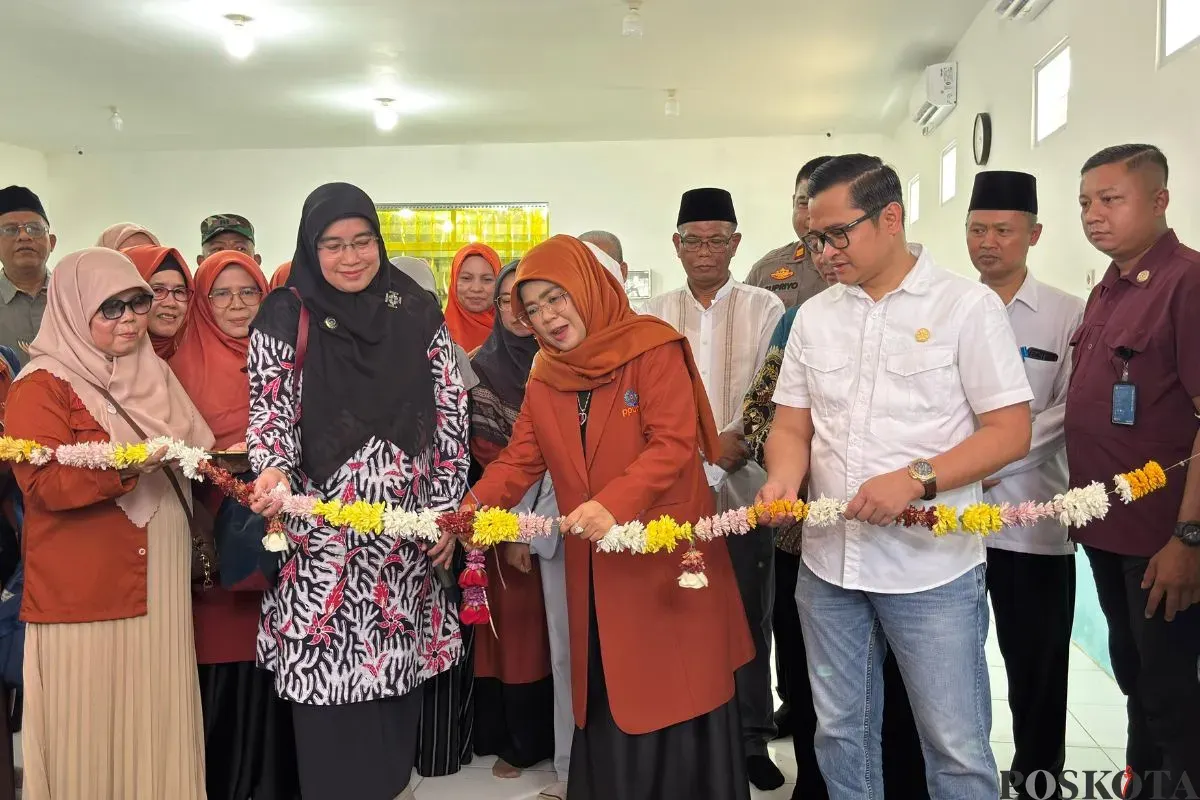 Yayasan Jabal Qur'an-PPUMI meresmikan dapur SPPG di Kelurahan Mekarwangi, Kecamatan Tanah Sareal, Kota Bogor. (Sumber: Poskota/Giffar Rivana)