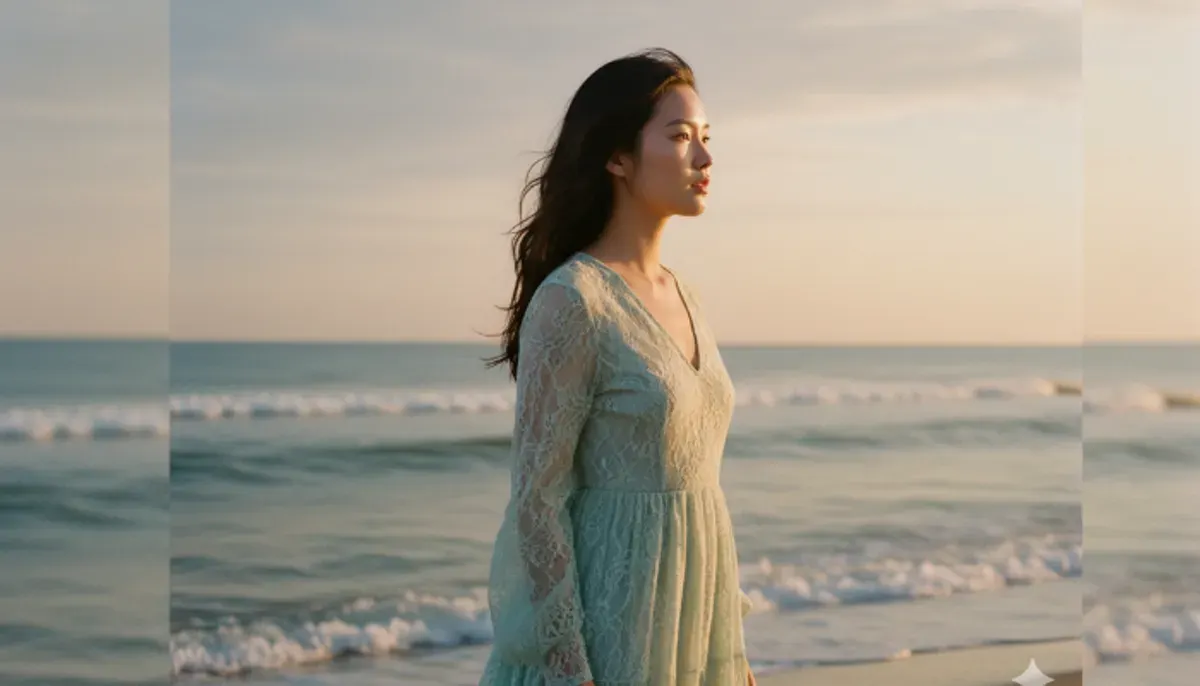 5 prompt Gemini AI dengan berbagai gaya, dari vintage hingga modern, untuk foto di pantai. (Sumber: Gemini AI)
