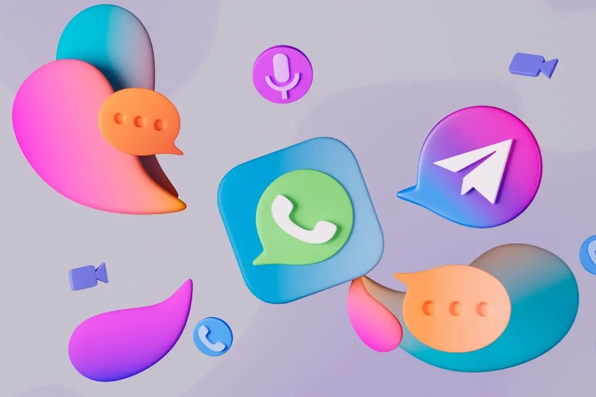 Ilustrasi aplikasi WhatsApp. (Sumber: Freepik)