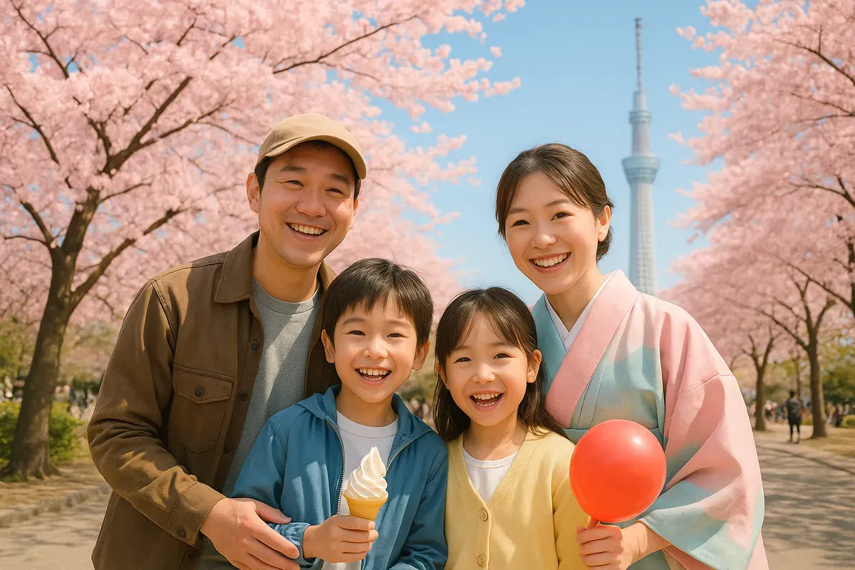 Edit foto sedang liburan di Jepang pakai prompt Gemini AI (Sumber: AI)