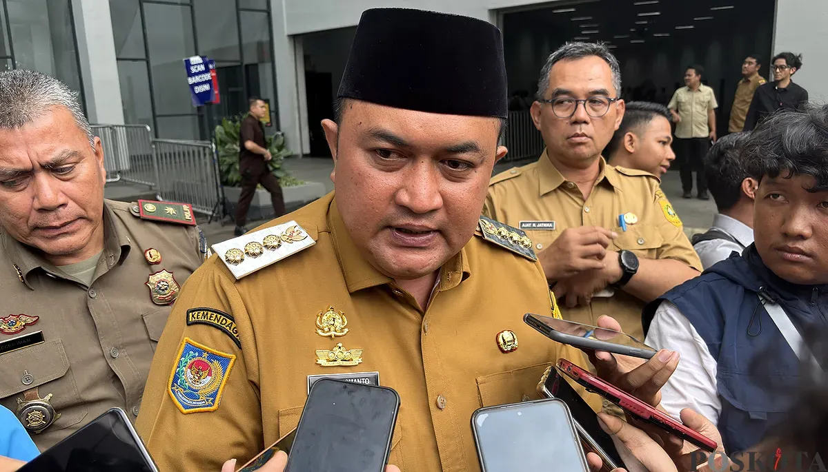 Bupati Bogor ungkap Jalan Tegar Beriman bakal diterapkan CFD yang diharapkan lebih baik dari CFD Sudirman. (Sumber: POSKOTA | Foto: Giffar Rivana)
