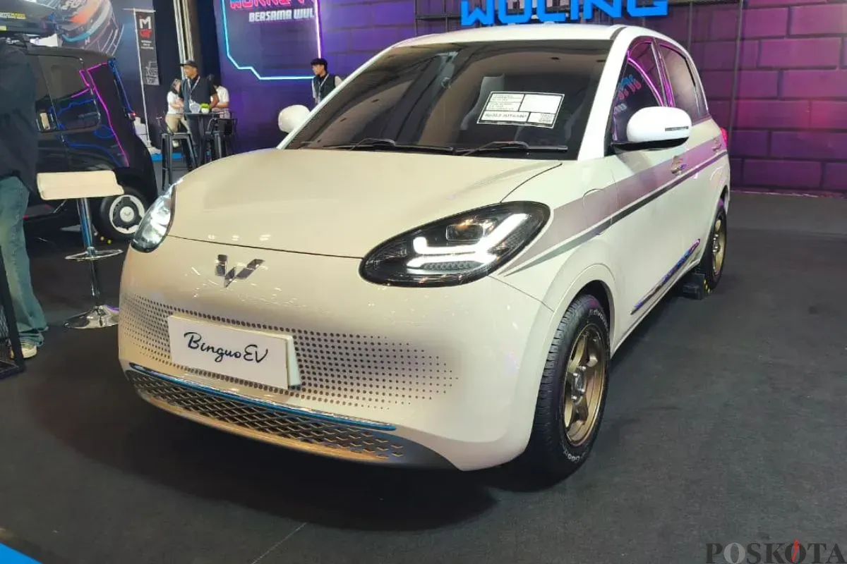 Wuling BinguoEV berhasil memimpin penjualan mobil listrik di Indonesia sepanjang September 2025. (Sumber: Poskota/Erwan Hartawan)