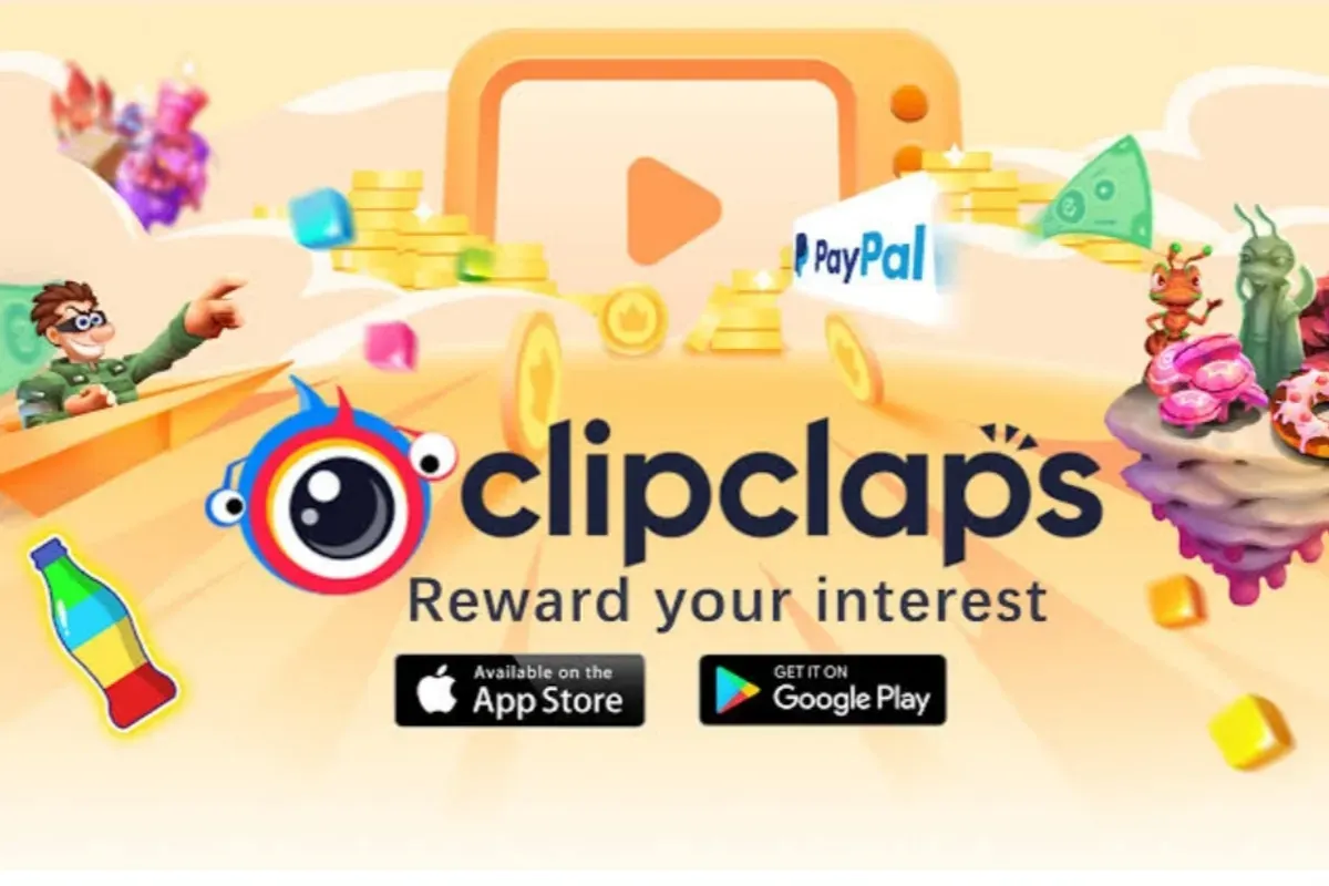 Cara main ClipClaps untuk dapat saldo DANA gratis. (Sumber: Facebook/ClipClaps)