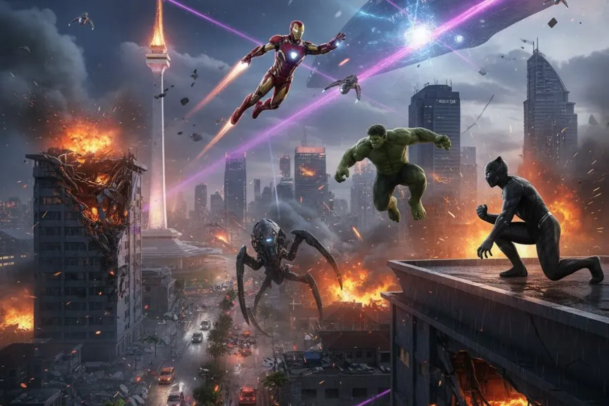Kumpulan prompt Gemini AI yang keren jadi superhero Avangers (Sumber: Gemini AI)