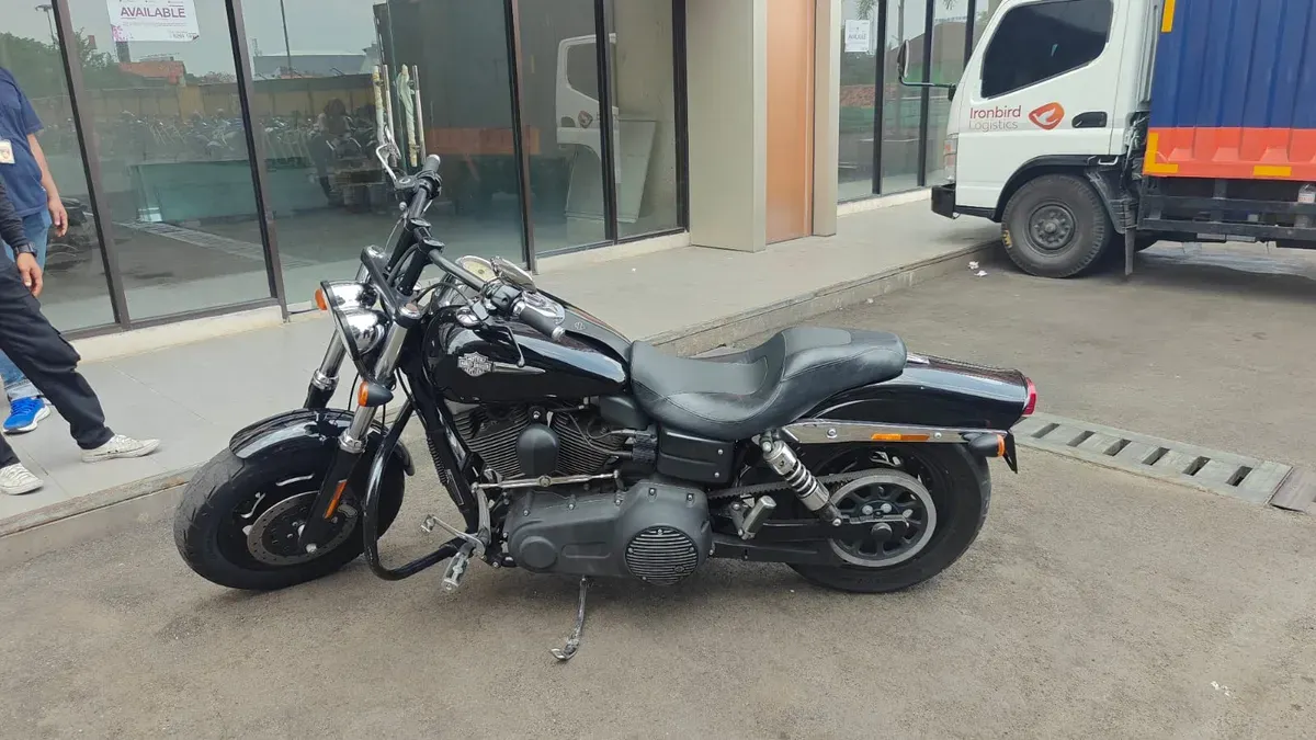 Polsek Metro Tanah Abang telah menemukan sepeda motor gede (moge) Harley Davidson yang sempat dilaporkan hilang di area parkir Mall Senayan City, Jakarta Pusat. (Sumber: Polsek Tanah Abang)