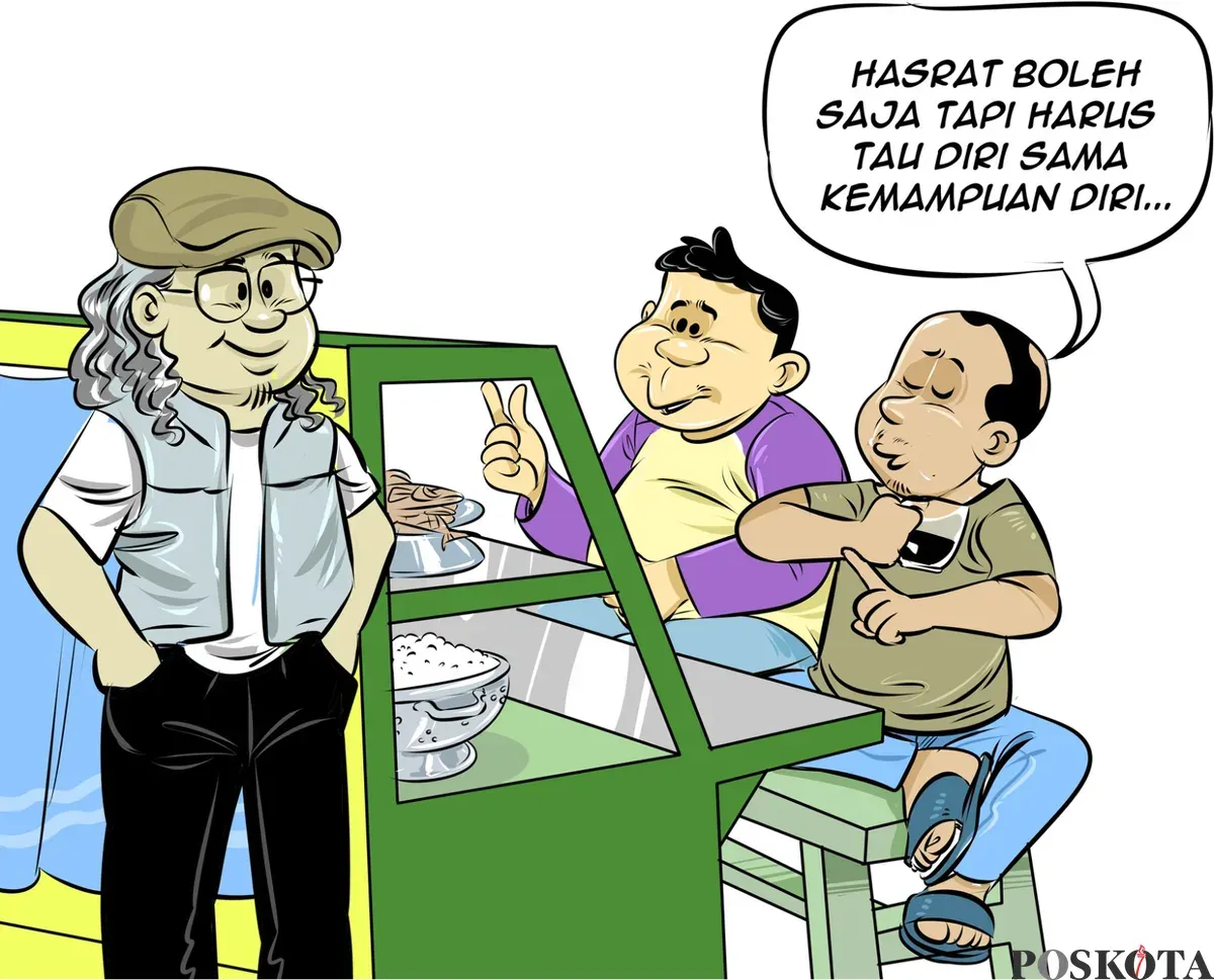 Obrolan Warteg menyoroti sikap Gubernur DKI Jakarta Pramono Anung yang memilih hanya satu periode menjabat. Sikap ini dinilai patut diapresiasi di tengah ambisi kekuasaan para elite politik. (Sumber: Poskota/Arif Setiadi)