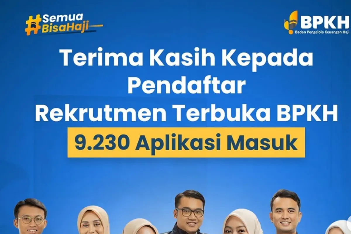Ilustrasi lowongan kerja (loker) yang dibuka oleh BPKH di tahun 2025 tembus 9.230 pelamar. (Sumber: Instagram/@bpkhri)