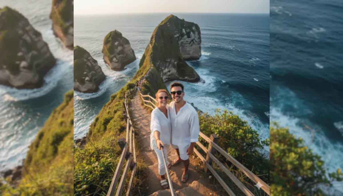 Cara kreatif membuat foto romantis ala Bali cuma pakai Gemini AI, foto Anda, dan prompt yang tepat. (Sumber: Gemini AI)