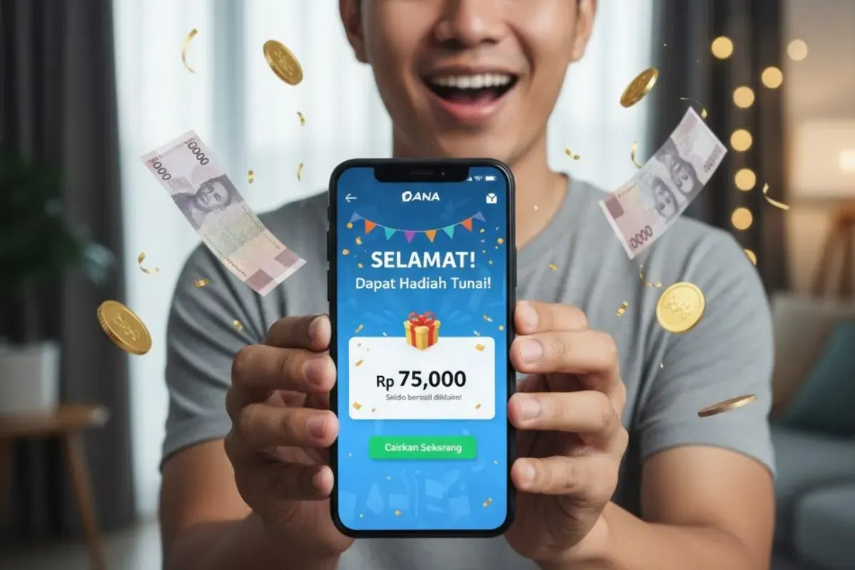 Cara klaim saldo DANA gratis tanpa modal. (Sumber: Istimewa)