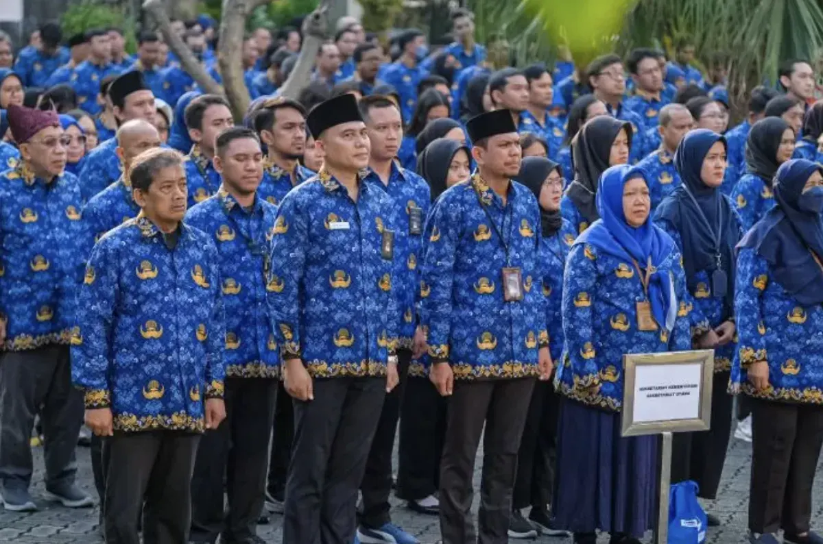 Pembayaran gaji pensiunan PNS oleh PT Taspen berdasarkan PP Nomor 8 Tahun 2024 yang mengatur 17 golongan besaran pensiun. (Sumber: KEMENPAR)