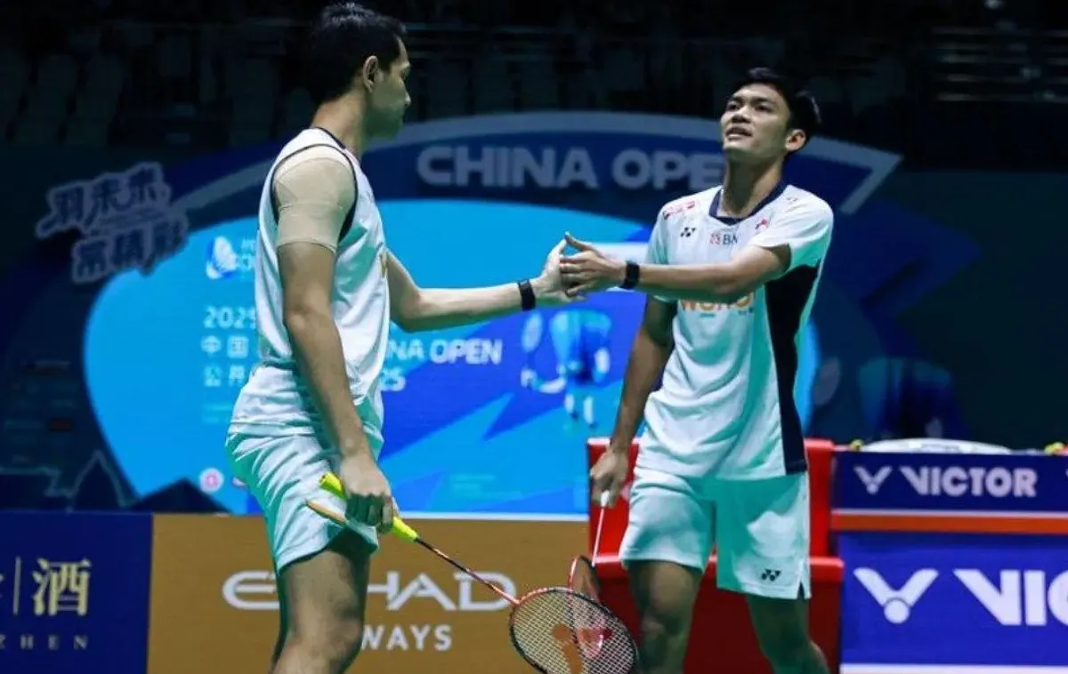Fajar Alfian dan Muhammad Shohibul Fikri tampil solid (Sumber: Dok/PBSI)
