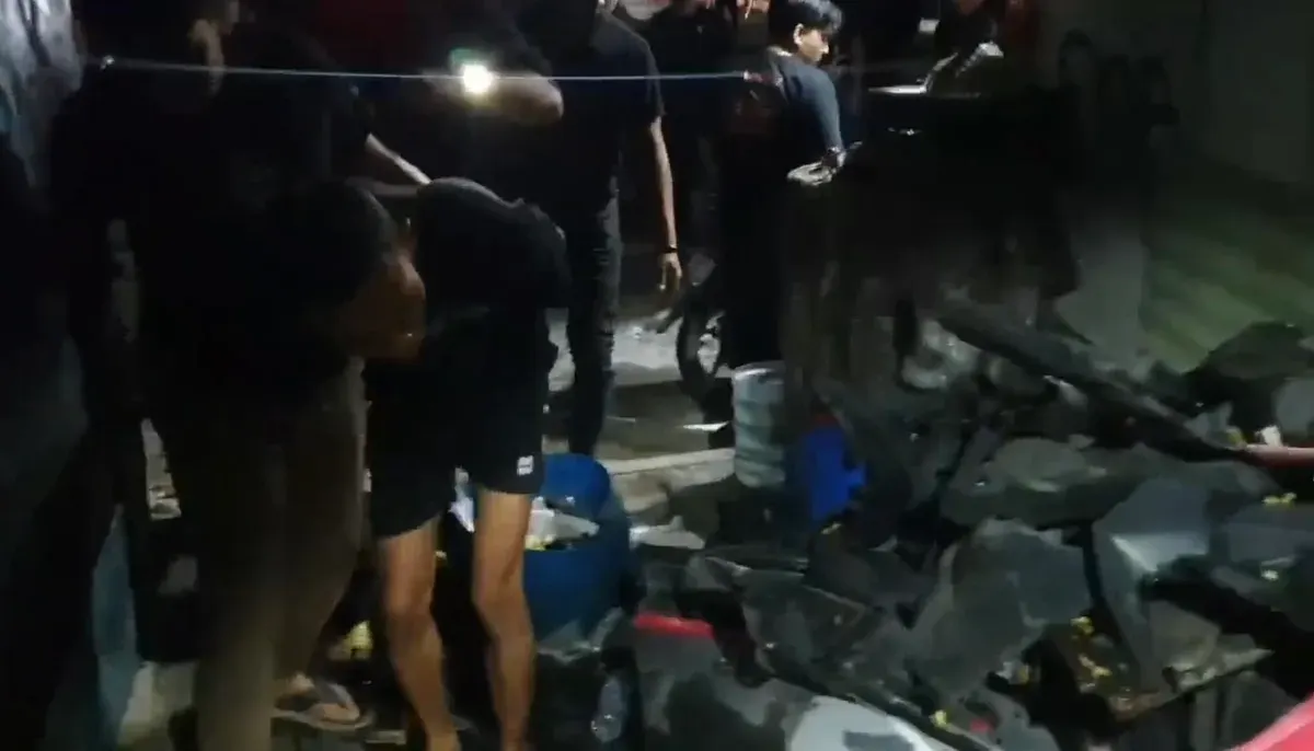 Polda Metro Jaya menangkap salah satu pelaku penyerangan disertai penembakan dan pencurian di warung kopi Jalan Jati Baru, Kampung Bali, Tanah Abang, Jakarta Pusat. (Sumber: Polda Metro Jaya)
