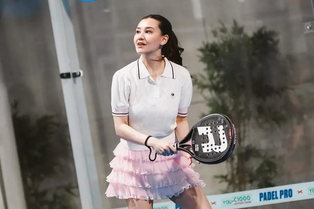 Main Padel Bersama, Ekspresi Aaliyah Massaid Ketika Lihat Azizah Salsha Jadi Sorotan: Puas Banget! (Sumber: Instagram/aaliyah.massaid)