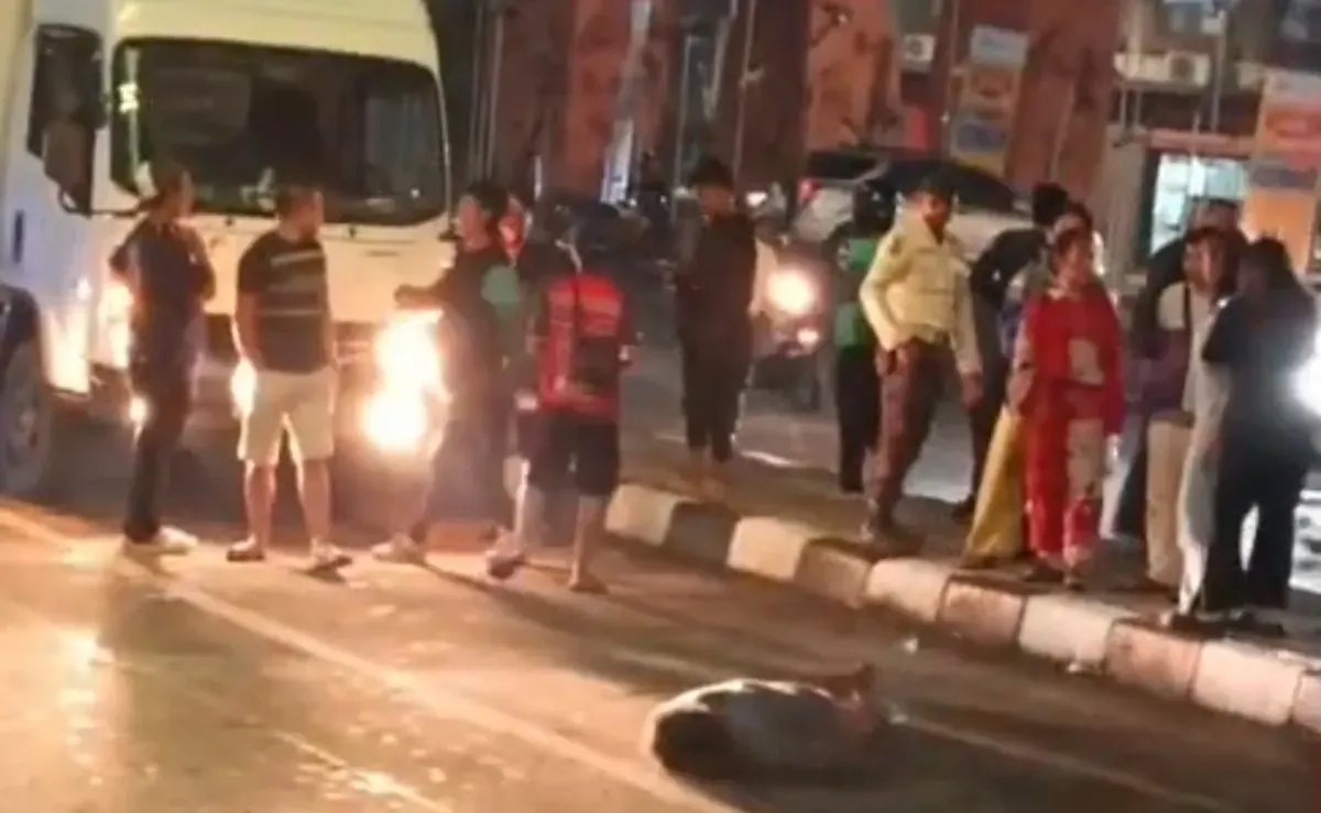 Pria di Bogor diduga mencoba menghabisi nyawa dengan menabrakan diri ke mobil yang melintas. (Sumber: Istimewa)