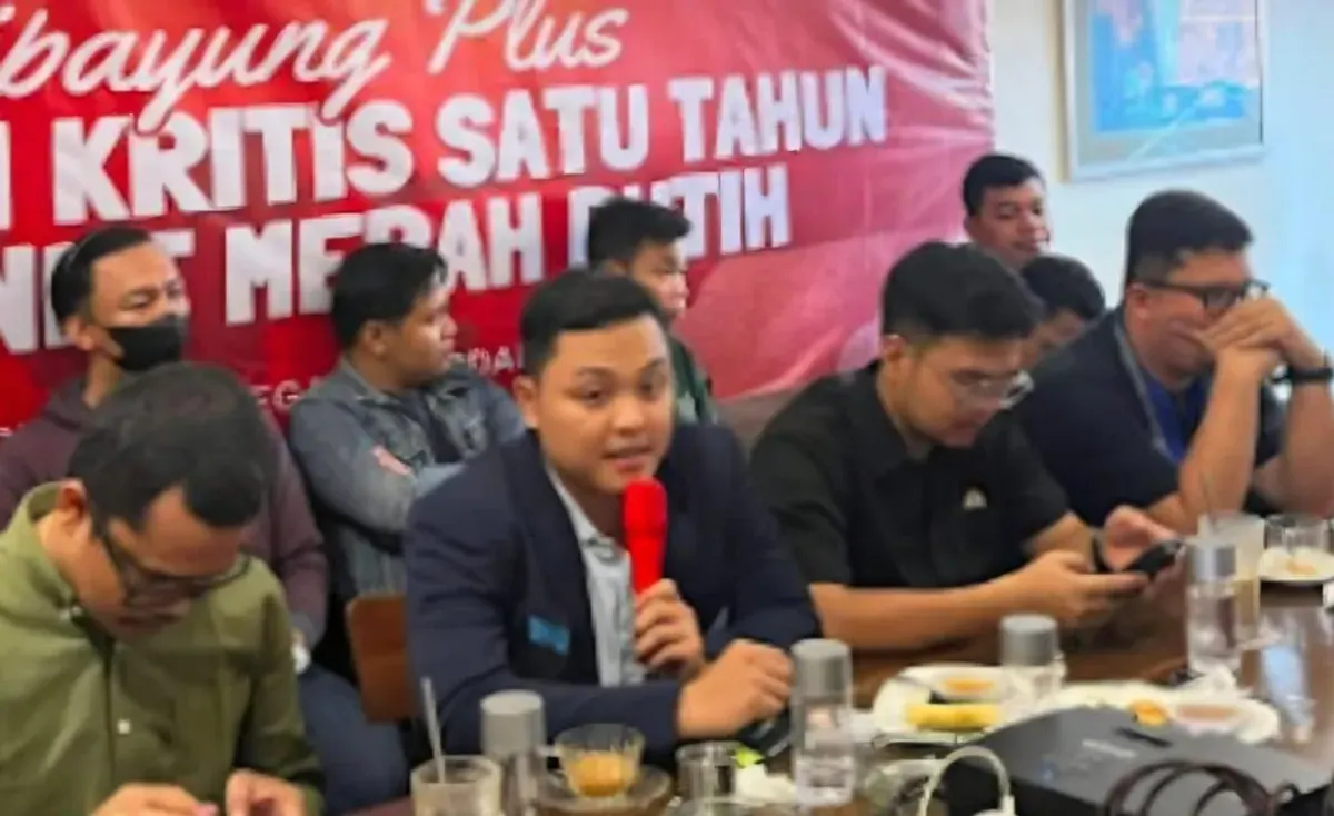 Diskusi Catatan Kritis Kabinet Merah Putih dengan tema “Sipil Kuat Negara Berdaulat” oleh yang digelar Kelompok Cipayung Plus. (Sumber: Istimewa)