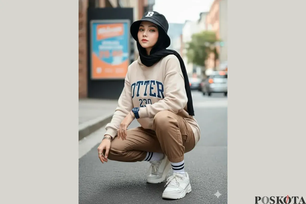 Cara Edit Foto OOTD Streetwear Modern di Gemini AI (Sumber: TikTok/@lls220)