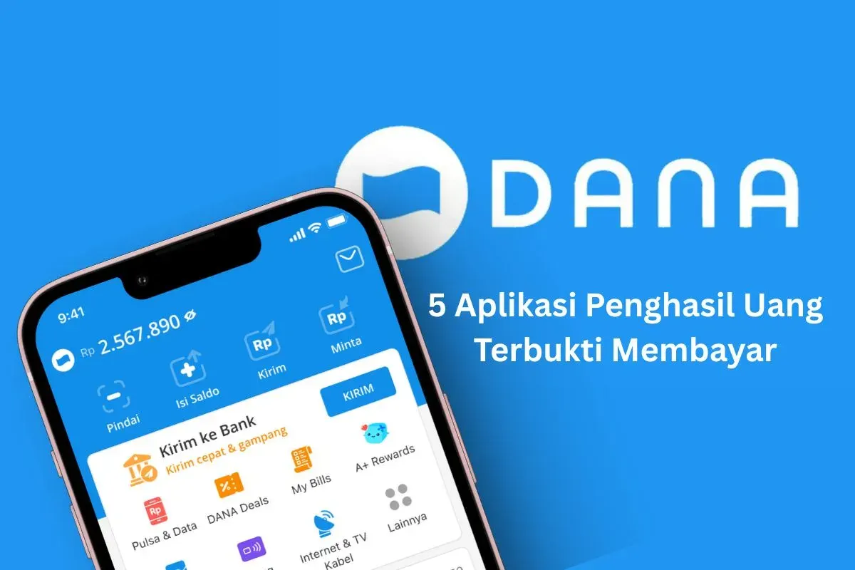 Cuan dari rumah dengan 5 aplikasi penghasil uang berikut. (Sumber: Istimewa)