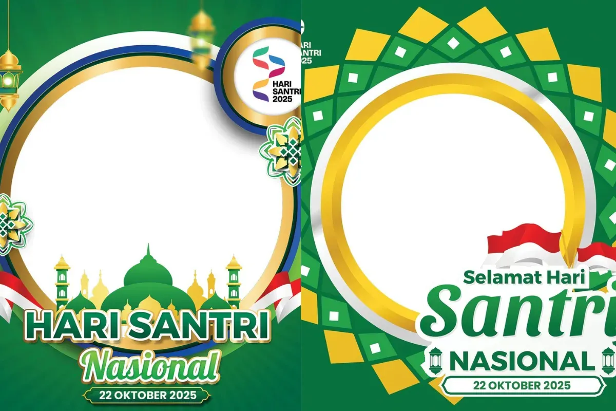 Twibbon Hari Santri Nasional 2025 Telah Hadir! Cek 3 Link Desain Keren Siap Pakai untuk Rayakan 22 Oktober