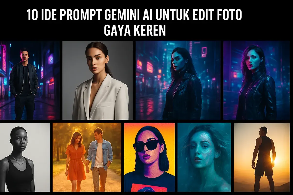 Ide prompt Gemini AI untuk hasil foto yang keren (Sumber: AI)