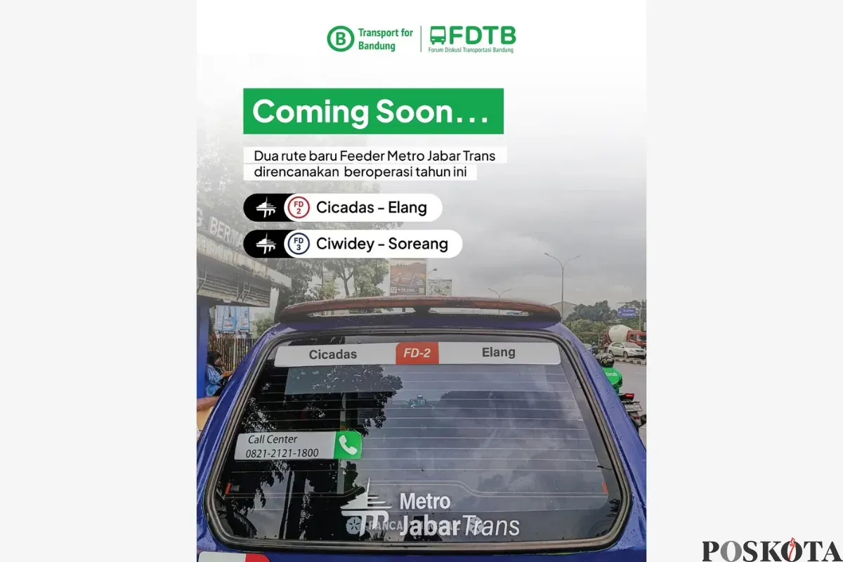 Pemerintah Provinsi Jawa Barat Siapkan 2 Feeder Metro Jabar Trans Baru, Ini Rutenya (Sumber: Instagram/transportforbandung)
