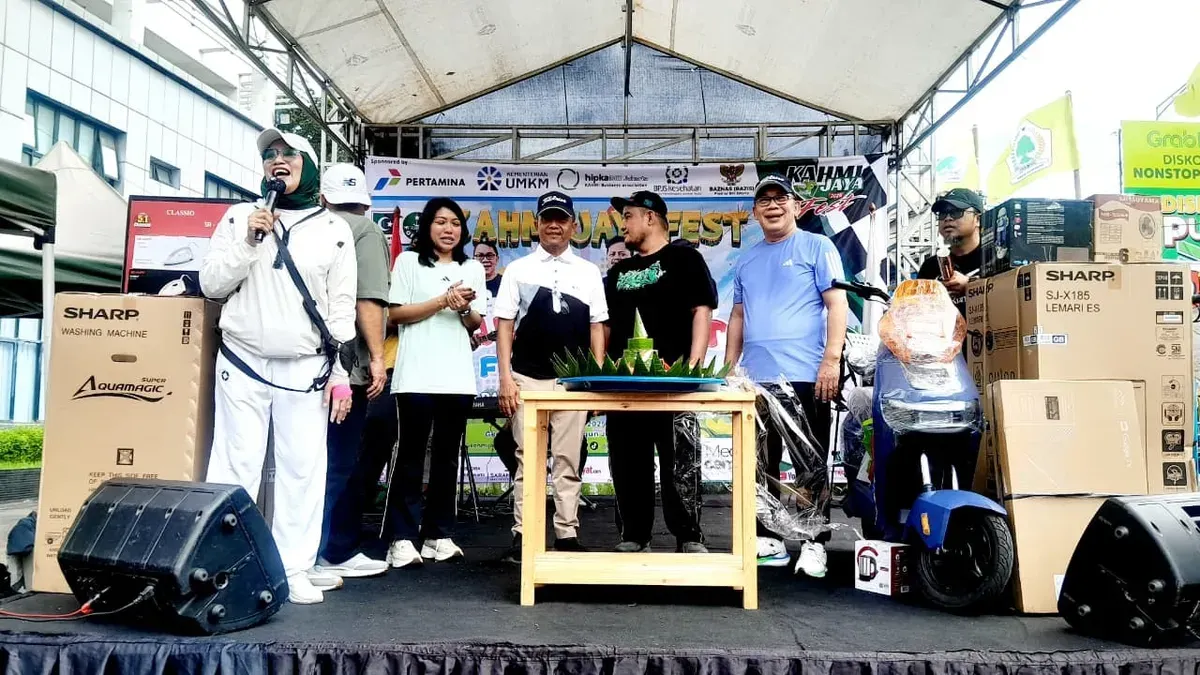 KAHMI Jaya menggelar Kahmi Jaya Fest 2025 yang dimeriahkan sejumlah acara, salah satunya jalan sehat. (Sumber: Istimewa)