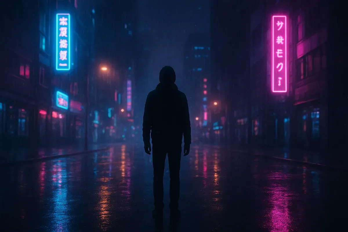 Contoh prompt Gemini AI untuk edit foto sendiri di tengah malam yang hasilnya dramatis dan keren (Sumber: AI)