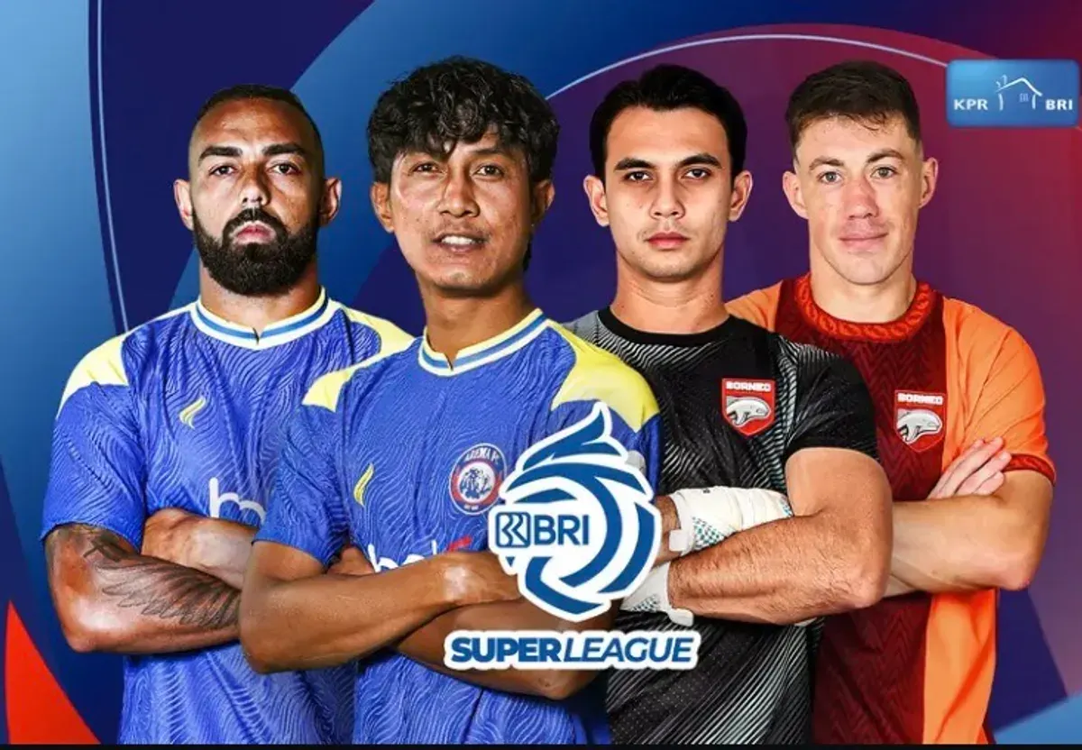 Tonton live streaming Arema FC vs Borneo FC pada pekan ke-10 BRI Super League 2025/2026 (Sumber: Vidio.com)