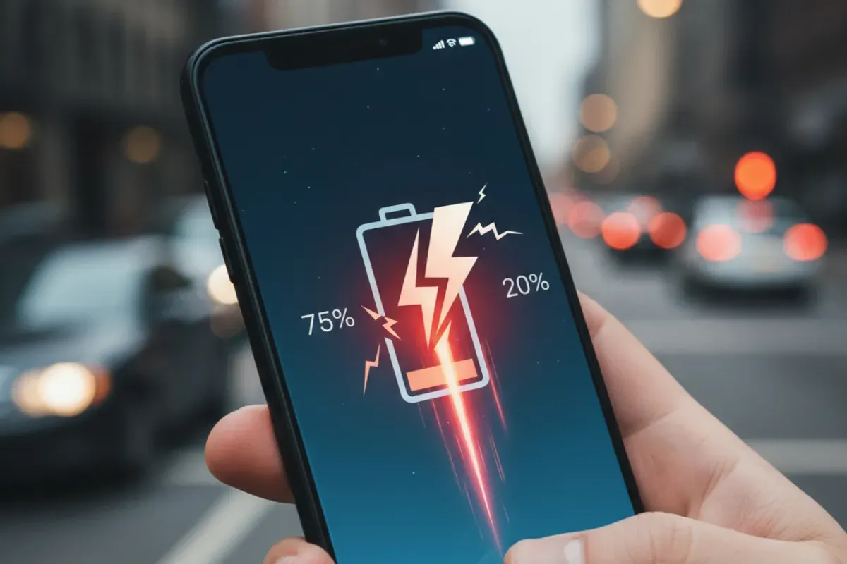 Ilustrasi baterai HP Xiaomi cepat habis. (Sumber: Poskota/Gemini AI)