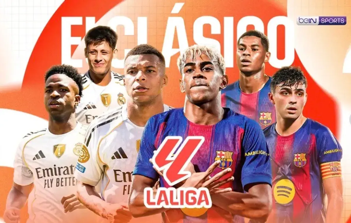 El Clasico: Real Madrid vs Barcelona kick-off hari ini Minggu, 26 Oktober2025  pukul 22.15 WIB (Sumber: Vidio.com)