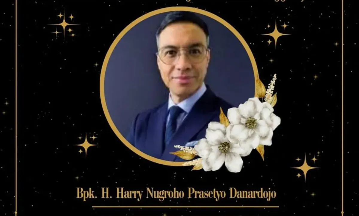 Sosok eks jajaran manajemen PT Danareksa (Persero), Harry MP Danardojo, meninggal dunia secara tragis pada Minggu siang, 26 Oktober 2025. (Sumber: Instagram/@popnpesalluthfah)