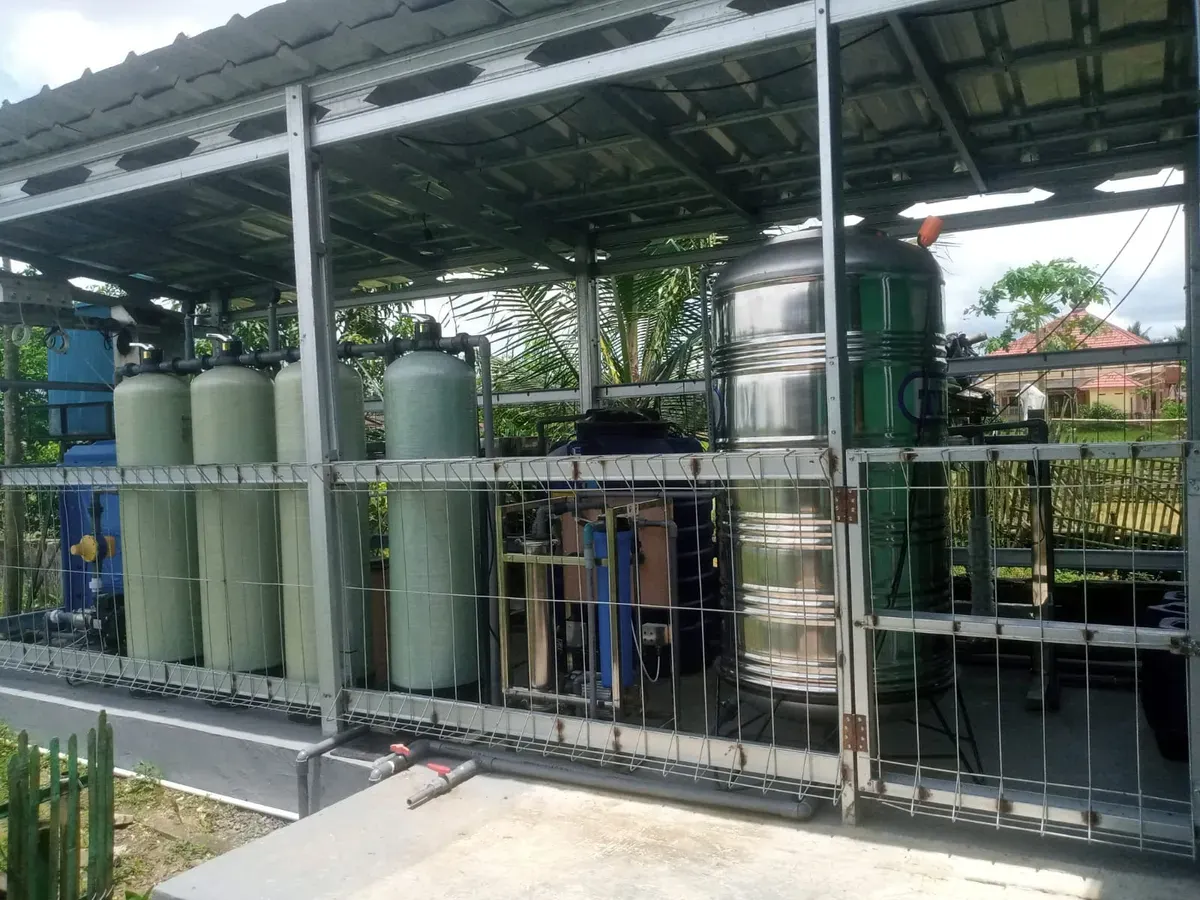 Alat Waterplant program Dinkes Pandeglang di Puskesmas Patia belum berfungsi maksimal. (Sumber: Istimewa)